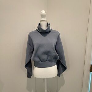 Women's Gray Turtleneck Sweater